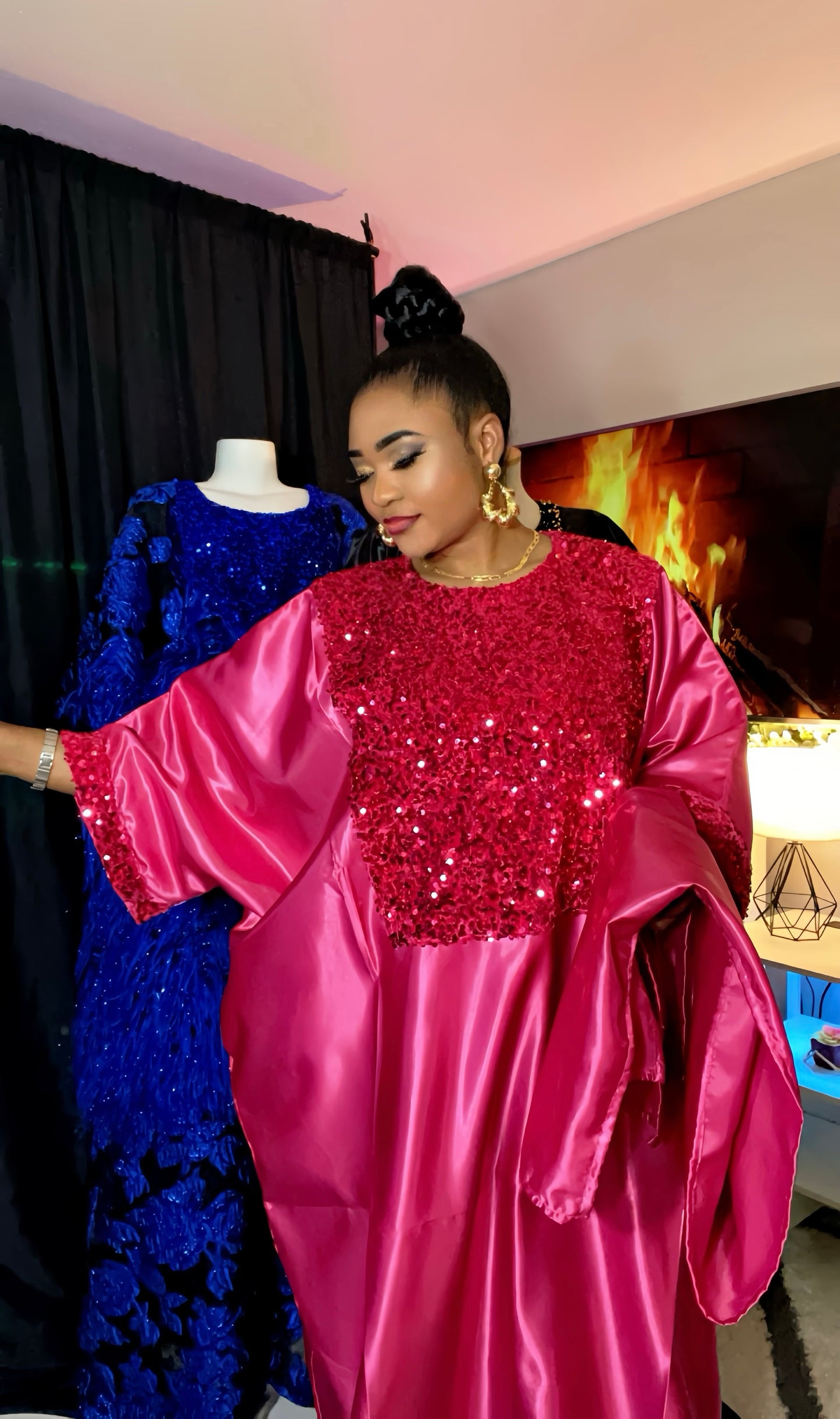 Rich Aunty Vibes Boubou Kaftan - Aunt B Design